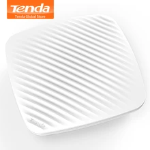 Tenda i9 300 Мбит/с Крытый потолок беспроводной WiFi точка доступа AP Wi-Fi ретранслятор расширитель маршрутизатор с 9 Вт 802.3af POE адаптер питания