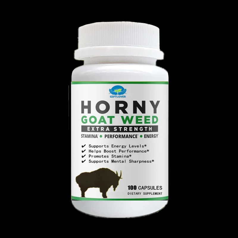 

Extra Strength Horny Goat Weed Extract With Muira Puama,Maca Root,L Arginine,Tribulus For Man & Woman - All Natural Energy Boost