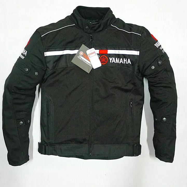 

Summer Motorcycle Mesh Black Jacket For YAMAHA Bike Race Thermal Jackets Removable Liner Clothing