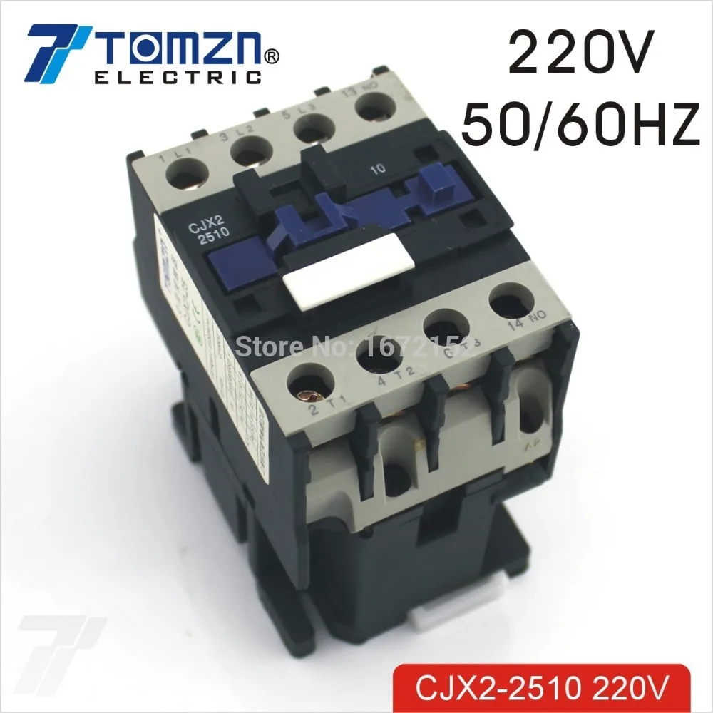 CJX2 2510 контактор переменного тока LC1 25 А 220 В 50 Гц/60 Гц|contactor relay|contactor accontactor schneider |