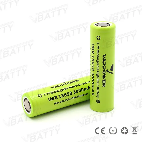 Vappower 18650 3000mah 4