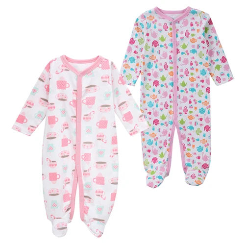 Одежда для новорожденных девочек; пижамы для малышей; комбинезон; Комбинезон для маленьких мальчиков 0-12 месяцев - Цвет: Слоновая кость
