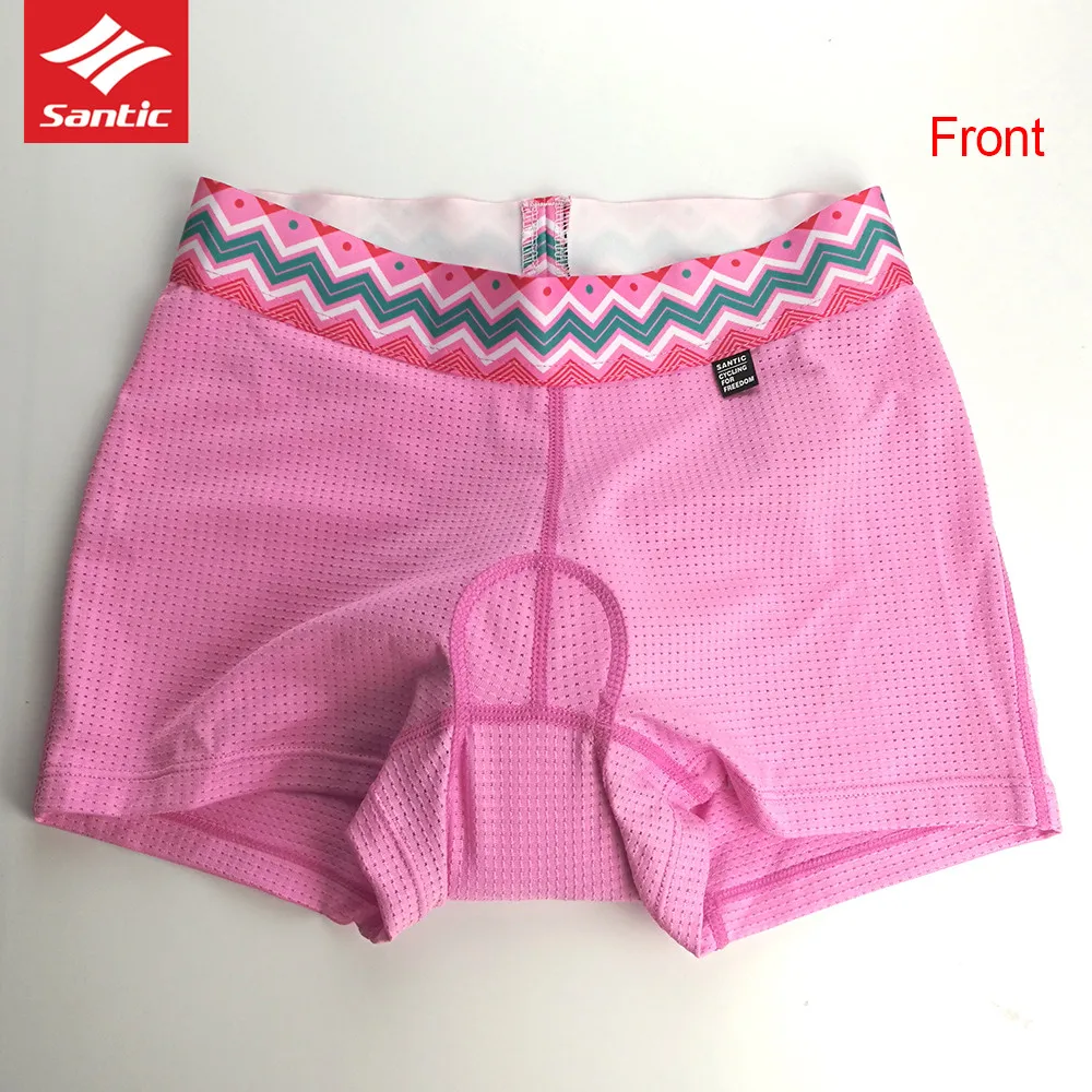 2018 Santic Summer Underwear Women Cycling Shorts Padded Bike Shorts Pro Team Road MTB Riding Bicycle Short Pants Downhill Sport (2)
