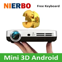 Mini 3D Projector 1080P Full HD DLP Smart Android Wireless Projectors Multimedia Video LED Pocket Bluetooth Projector HDMI USB