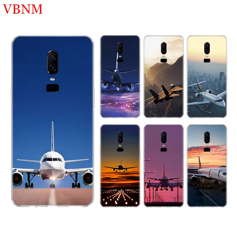 Fighter Propeller Airplane Phone Back Case For font b OnePlus b font font b 7 b