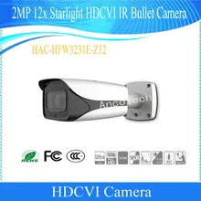 Free Shipping Original DAHUA Security Camera CCTV 2MP 12x Optical Zoom Starlight HDCVI IR Bullet Camera No Logo HAC-HFW3231E-Z12