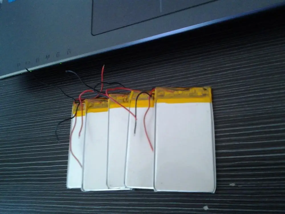 5X Soft pack polymer battery 383759 750mah 3.7v |