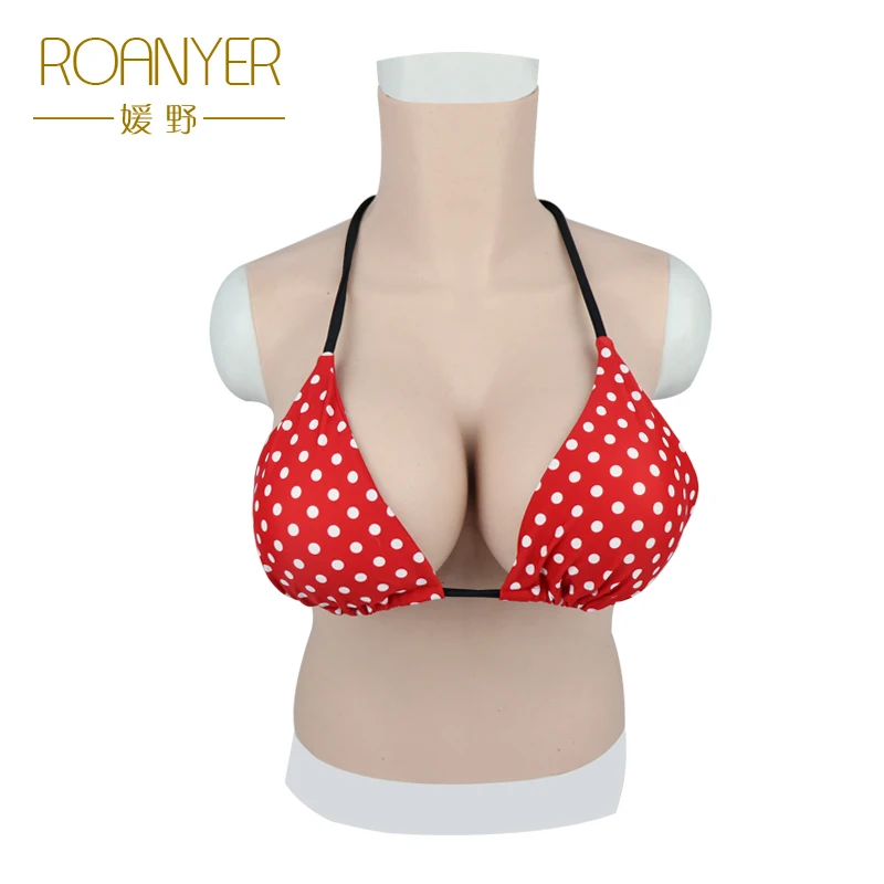 

Roanyer silicone big Boobs G Cup for crossdresser crossdressing transgender fake breast forms drag queen pechos men underwear