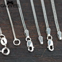 Free Shipping 925 Thai Silver New Fashion Women Men Jewelry Long Chains Necklaces fit Charms Pendants High Quality Gifts WC001