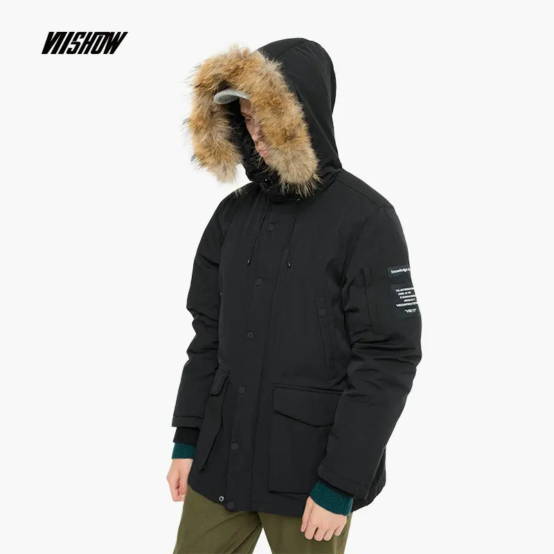 

VIISHOW Hoodies Men's Down Jacket Brand Winter Jackets For Men 2018 Fashion Padded Men's Winter Jacket Doudoune Homme YC2004184