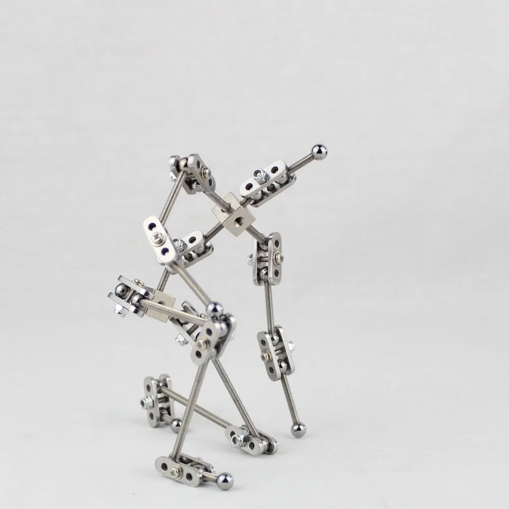 

SPECIAL CHRISTMAS GIFT DIY not-Ready-made metal toy for human structure ideal toy for dad and son together 14cm