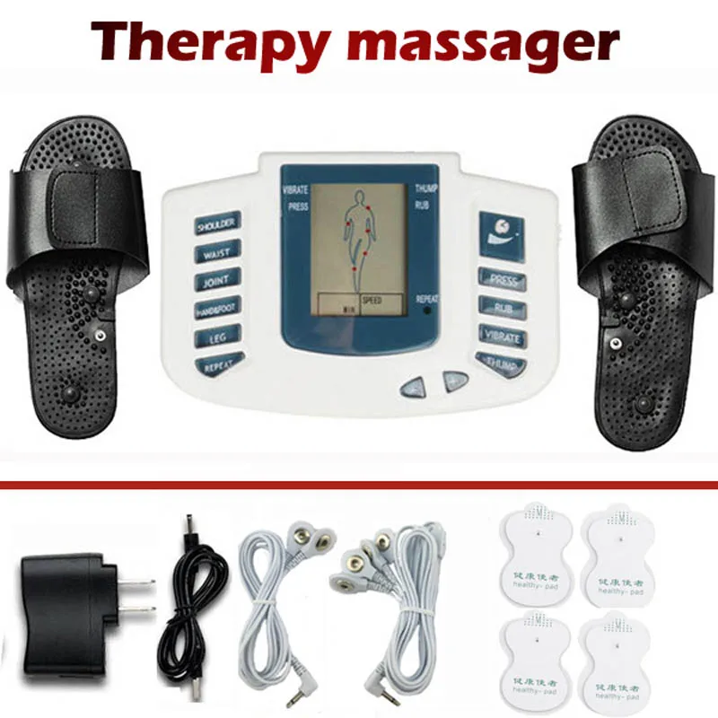 Электрический массажер для всего тела спины шеи ног|massage tens|therapy massagermassage & relaxation |