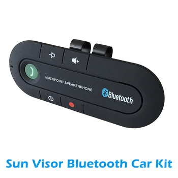 

Car Sun Visor Clip Multipoint Wireless Hands Free Bluetooth V4.2 EDR Car Kit Speakerphone Handsfree Adapter Dongle Speaker Phone