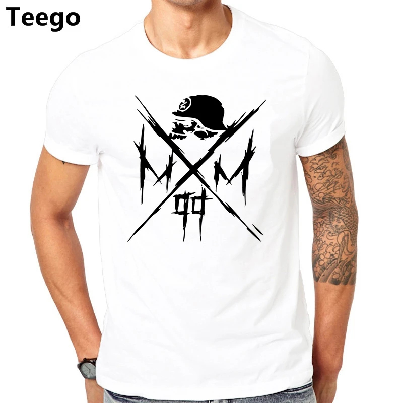 

Newest Fashion Gildan O-Neck Short Sleeve Men's Metal Mulisha Hats Cool Logo Design Graphic T-shirts homme
