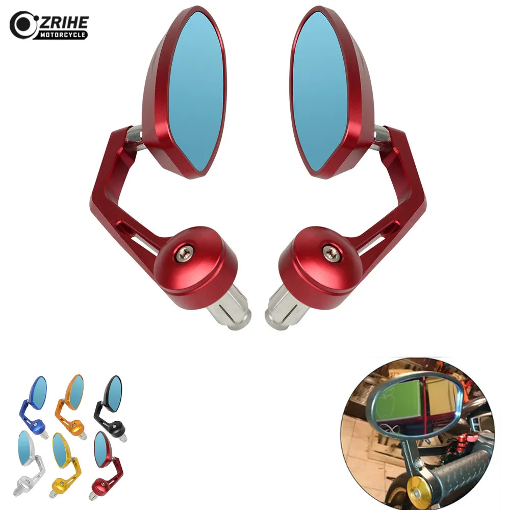 Universa 22/24mm Motorcycle Mirror View Side Rear Handlebar grips Mirror For Aprilia CAPANORD 1200 ETV1000 MANA FALCO SL1000