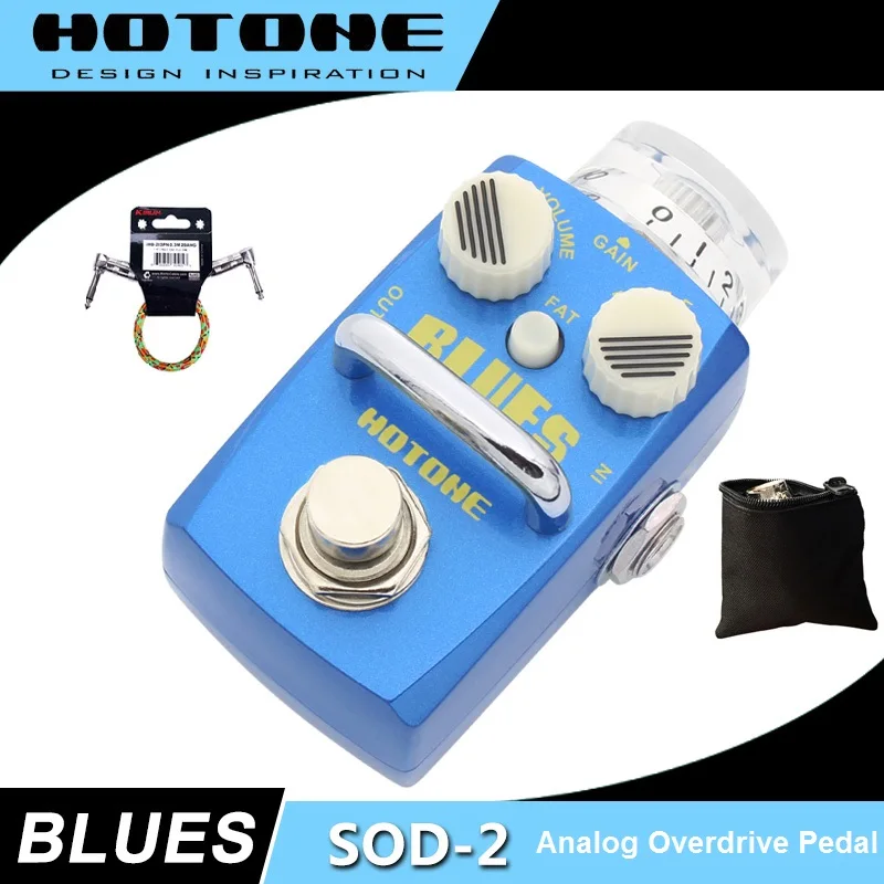 

Hotone Skyline Series BLUES Overdrive Pedal with Free Pedal Case and More