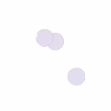 Водонепроницаемый 25 мм 13,56 МГц RFID Бирка ПВХ Монета карты чип FM1108