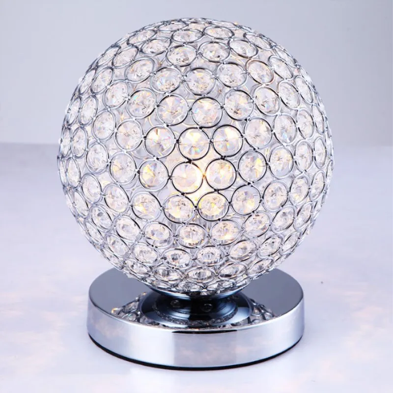 

Modern Table Lamp Crystal Light Gold Table Lamp Bedroom Bedside Led Table Lights Creative Small Table Lamp Gold / Silver Tischla