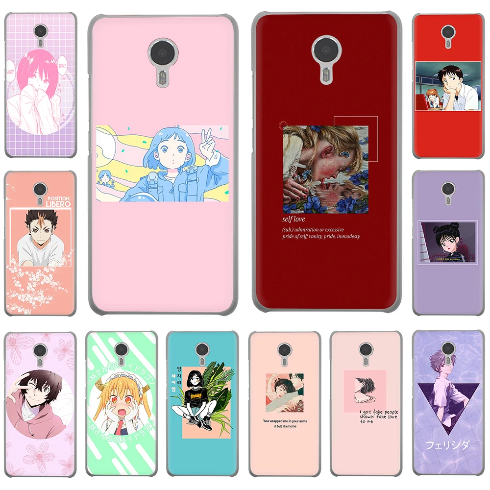 

Japanese anime Love Friend Hard Phone Cover Case for Meizu M3 M3S Mini M3 M5 M6 Note M5C M5S M6S