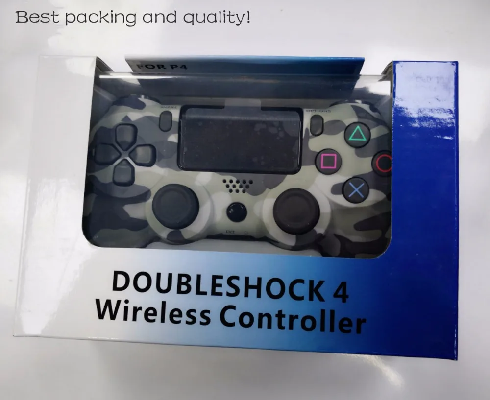 

Best Packing SixAxis PS4 Gamepad ps4 wireless Bluetooth game controller ps4 Bluetooth 4.0 Lights Bar Polymer battery
