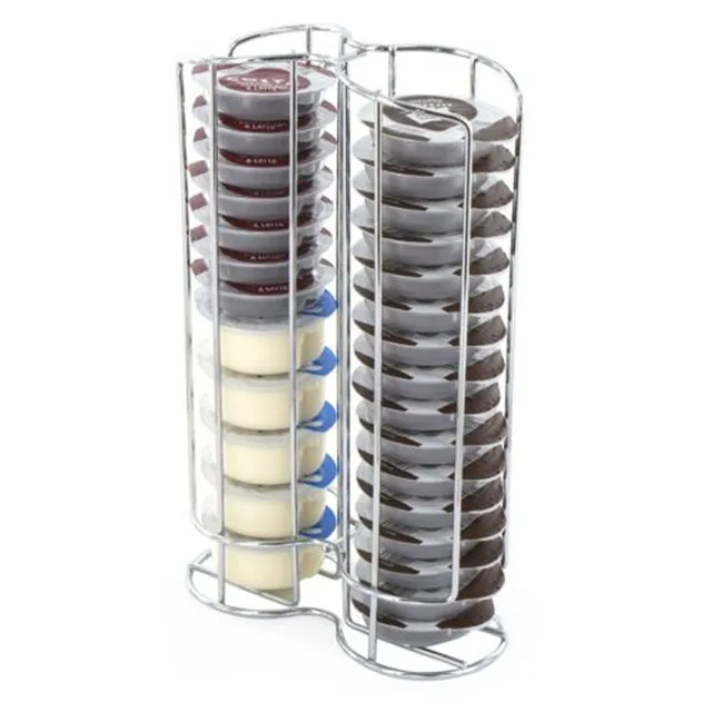 Best Price Top 32 Coffee Pod Holder Revolving Coffee Pod Holder Tassimo Capsules Stand Chrome Coffee Holder Stand Storage Coffeeware Sets Best Price Top 32 Coffee Pod Holder Revolving Coffee Pod Holder Tassimo Capsules Stand Chrome Coffee Holder Stand Storage Coffeeware Sets