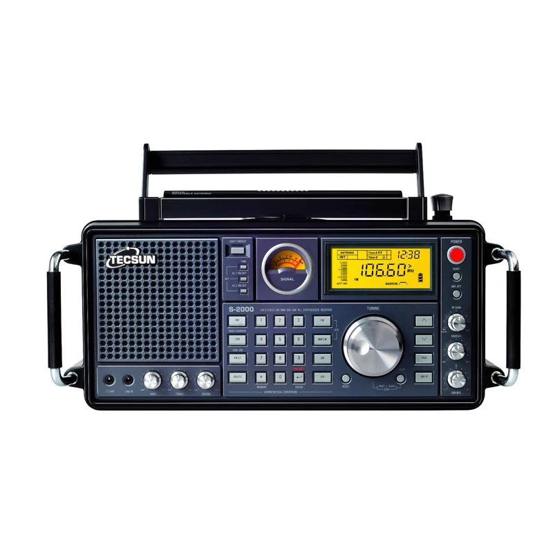 Tecsun S-2000 2 channel Digital Tuning Tabletop HAM Amateur Radio SSB Dual Conversion PLL FM/MW/SW/LW Air full Band