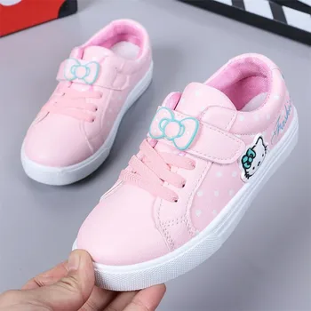 

2019 Spring and autumn New Children's shoes Girls cute cartoon Fashion Breathable casual shoes running shoes Girls Pink Sneakers