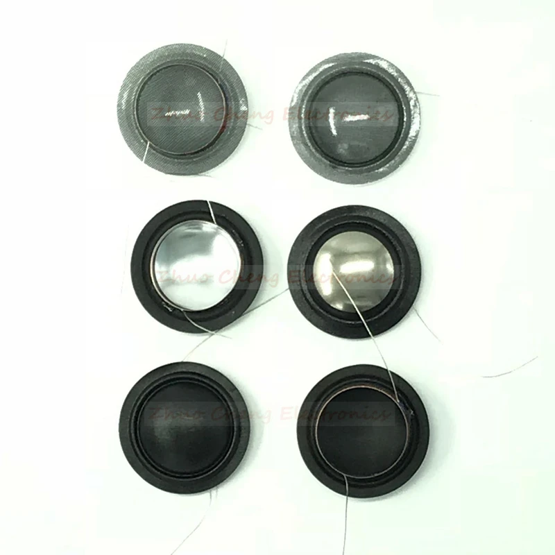 

25.4mm imported Metal Titanium Film + Silk Side Diaphragm 25 core Tweeter Voice coil Speaker Repair film 8 OHM 1 Pairs