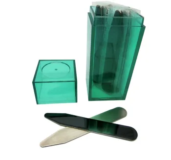 

SHANH ZUN 10 pcs Stainless Steel Collar Stays 2 Sides Color