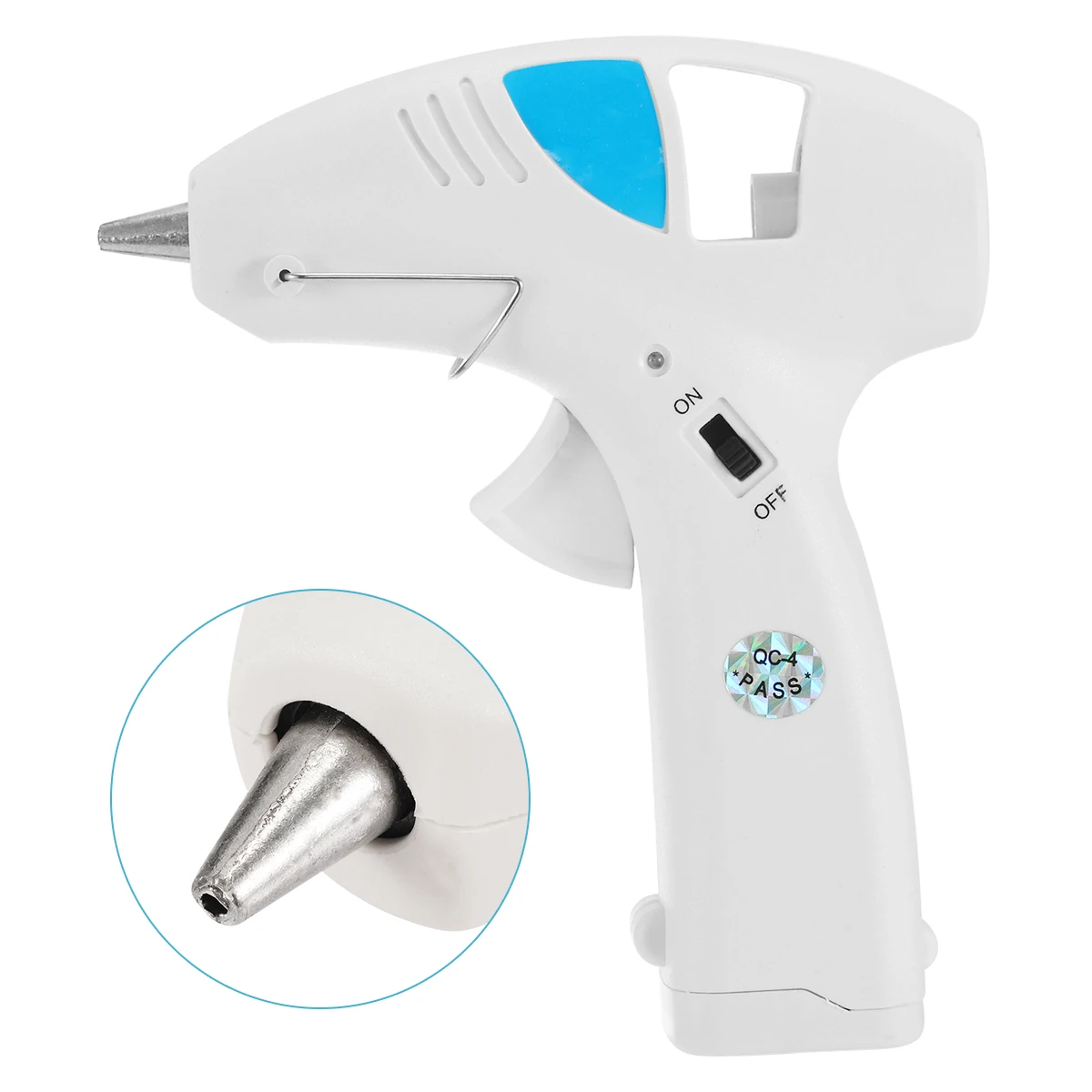 Mini Cordless Hot Melt Glue Gun with 50pcs Glue Stick High Temp Heater Graft Repair Heat Gun Pistola Tools 10W