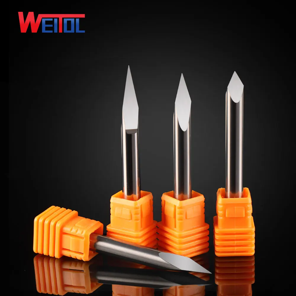 Weitol Metal engraving tool 5A 1 pc 6 mm Carbide Carving Cutters CNC