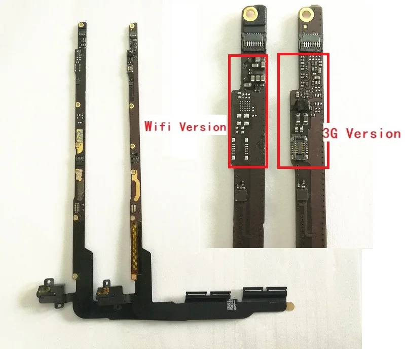 Для iPad 3 и 4 Разъем для наушников аудио гибкий кабель+ печатная плата(версия wifi/3g