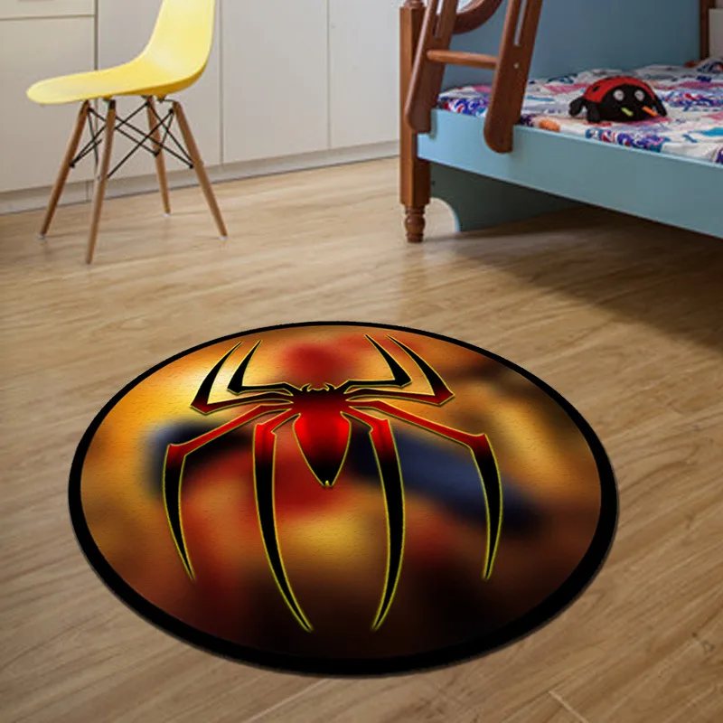 Бэтмен круглый ковер Диаметр 60/80/100/120/160 см красоты коврики для ванной коврик коврики для гостиной украсить дом Детский ковер tapete