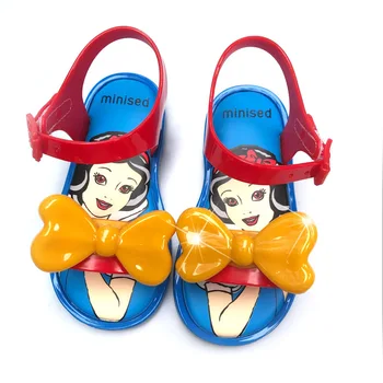 

davidyue jelly girls sandals 2019 new Summer Princess Style Jelly Shoe Girl Non-slip Kids Beach Sandals baby girls sandals