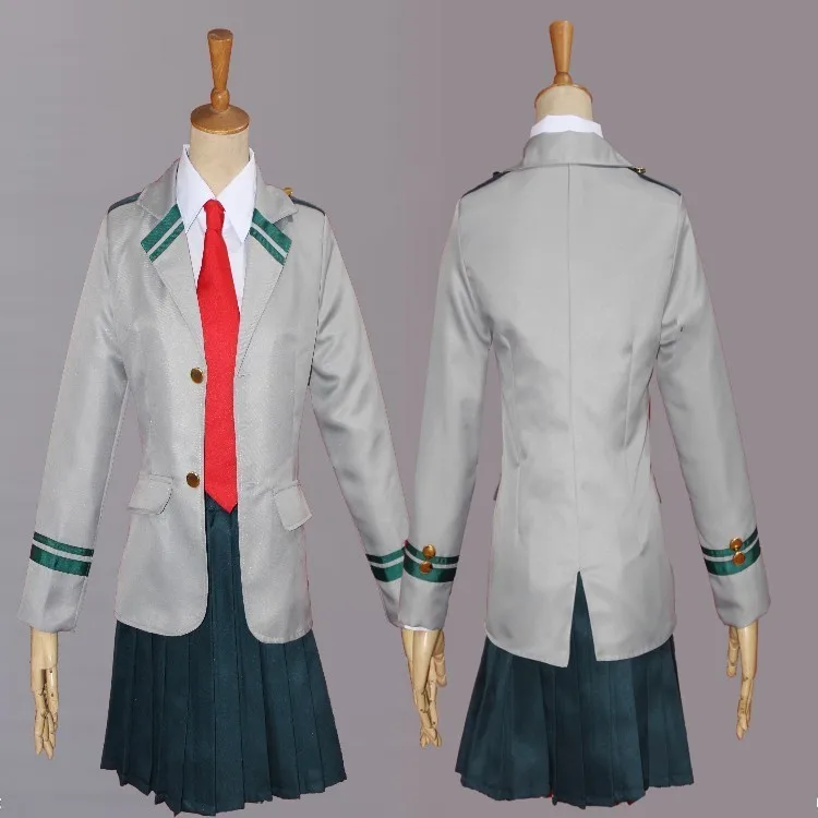 

Boku no Hero Academia AsuiTsuyu Yaoyorozu Momo School Uniform My Hero Academia OCHACO URARAKA Midoriya Izuku Cosplay Costume