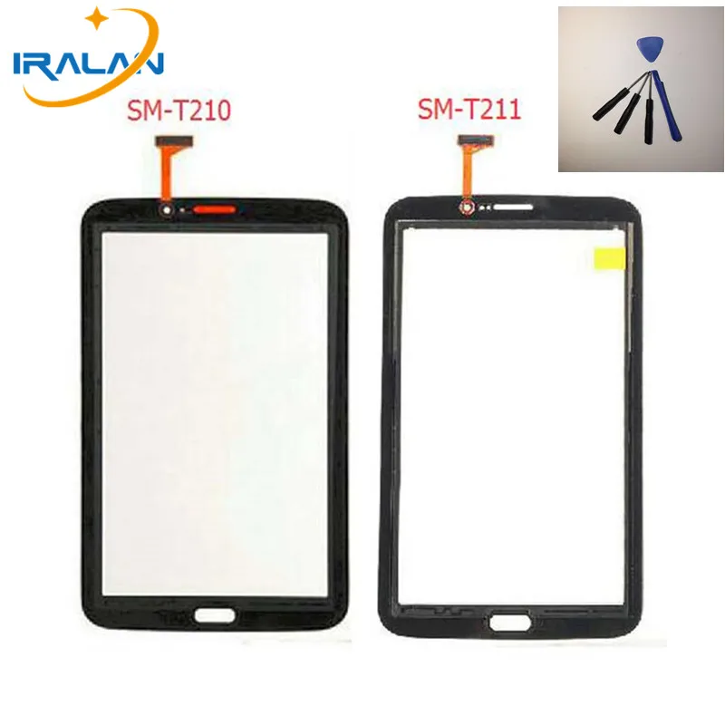 

New high quality For Samsung Galaxy TAB 3 SM-T210 T210R t2105 SM-t211 Digitizer Touch Screen Glass Panel Lens Repair Replacement