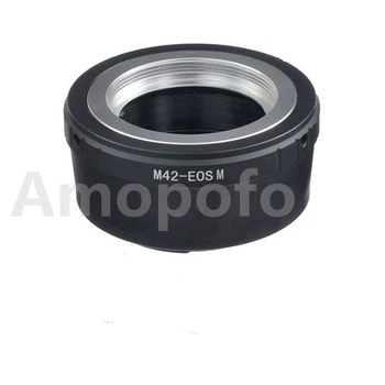 

AMOPOFO M42-EOSM Adapter For Pentax M42 42mm Screw Lens to for Canon EOSM EF-M Mount Camera