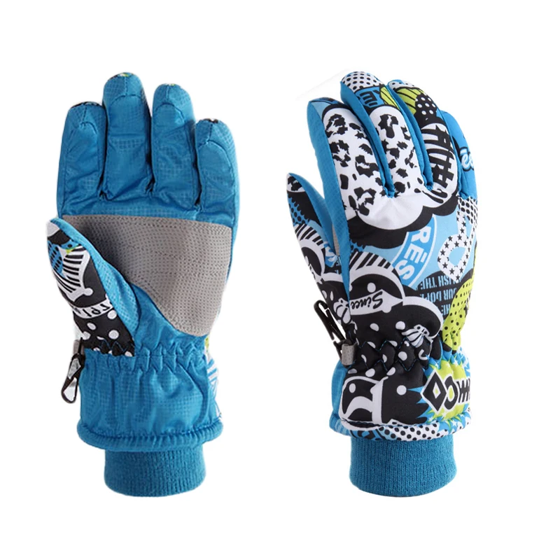 Wild Snow Brand Cartoon Winter Children Warm Gloves Windproof