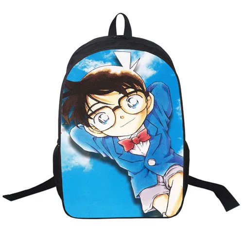 Женские сумки moive Detective Conan Рюкзак Студенческая школьная сумка для девочек рюкзак для мальчиков mochila индивидуальная Настройка - Цвет: color1