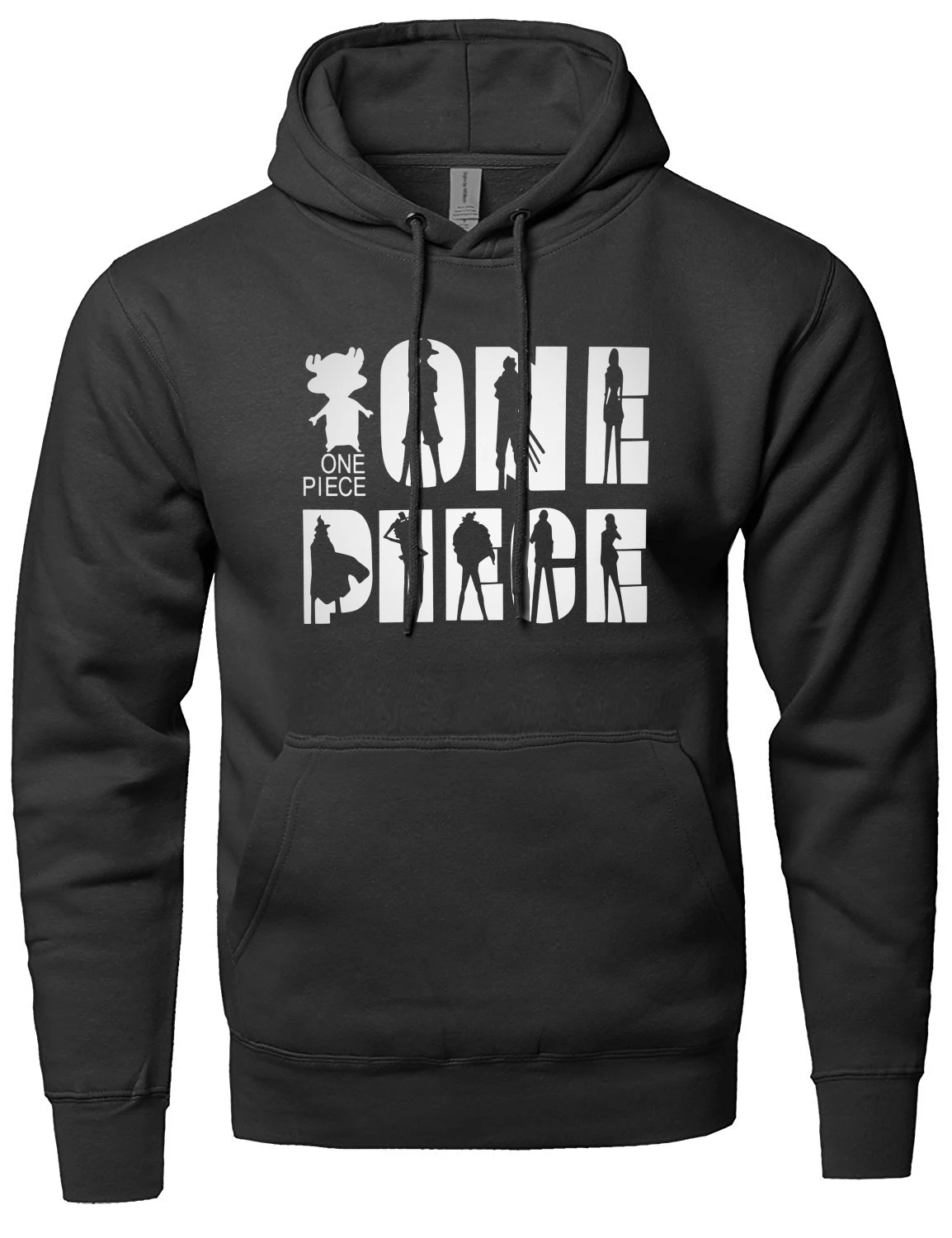 Anime One Piece Cartoon Print Mens Hoodies 2017 Spring Sweatshirts Winter Fleece Hip Hop font b