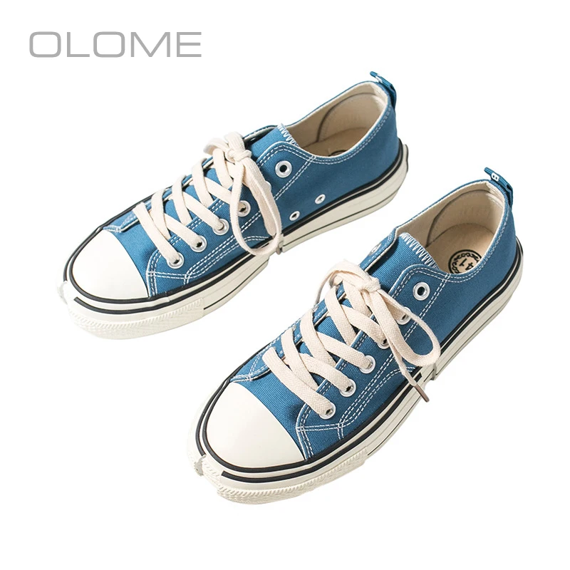 

OLOME Fashion Men Sneakers Casual Shoes Summer Canvas Shoes Trainers Low to help Korean version of the trend of spring men's sho