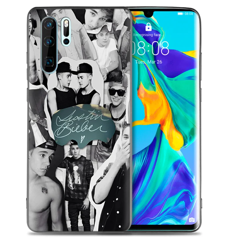 Justin bieber World Fashion Soft Fitted Case For Huawei P30 P20 P10 lite Pro P Smart 2019 + Plus View 20 Nova 4 4E Cover