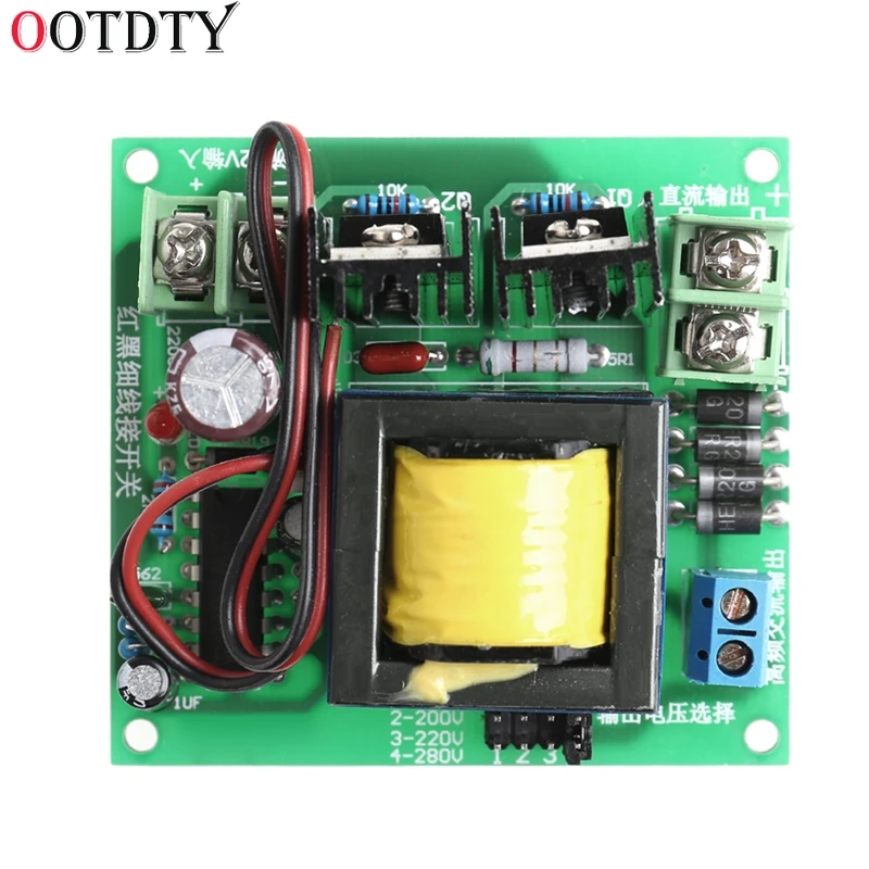 OOTDTY DC AC конвертер от 12 В до 110 200 в 220 280 150 Вт инверторный усилитель платы