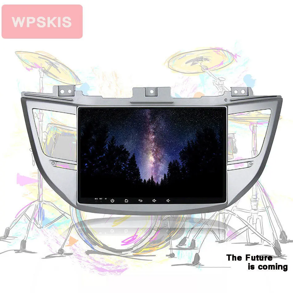 Perfect 4G+64G Octa 8 core android 9.0 car dvd for Hyundai Tucson/IX35 2016 2017 2018 multimedia car radio gps Head units Tape Recorder 2