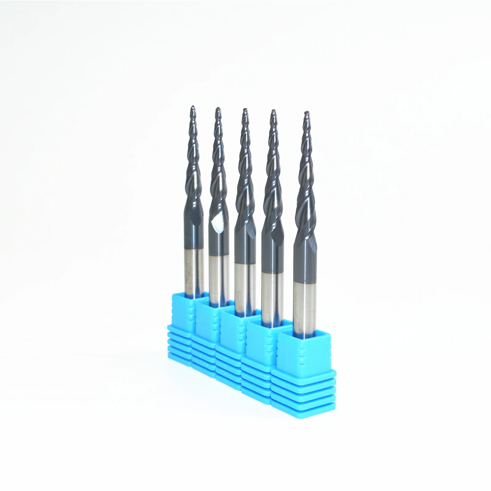 5PCS R0.75 * D6 30 5 75L HRC55 твердосплавные TiALN покрытием конус сферическим концом