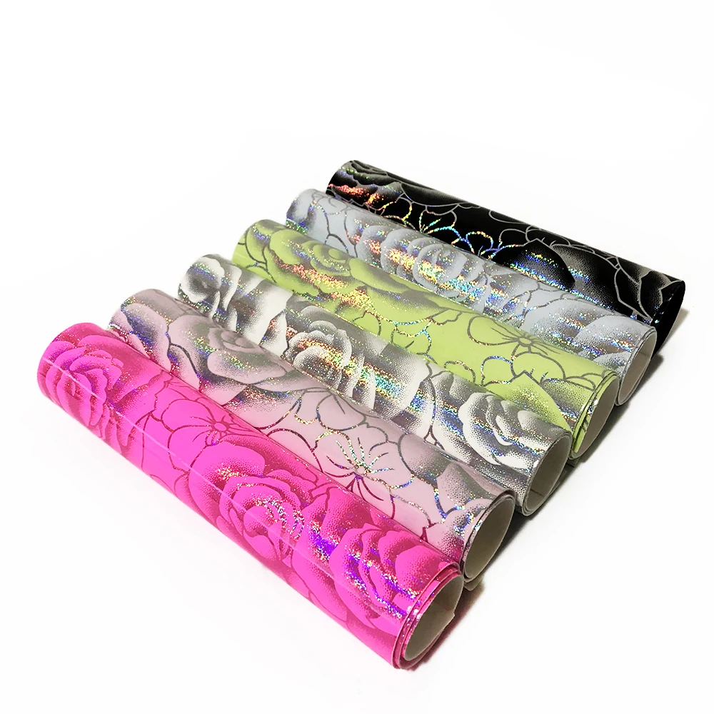 

David accessories 20*34cm flower faux artificial Synthetic leather fabric hair bow diy decoration crafts 1piece,1Yc4987