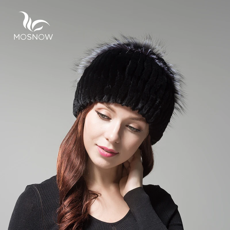 Новинка модные женские зимние шапки из натурального меха кролика Рекс роскошная