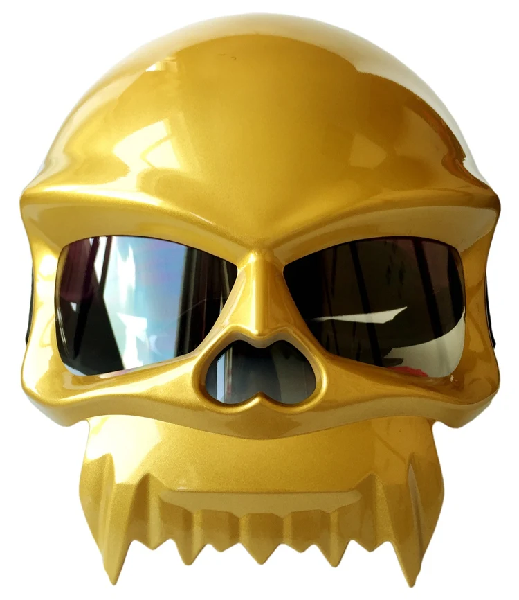 Masei 429 Skull Chopper Casco Motorcycle Skull Helmet Vintage Retro