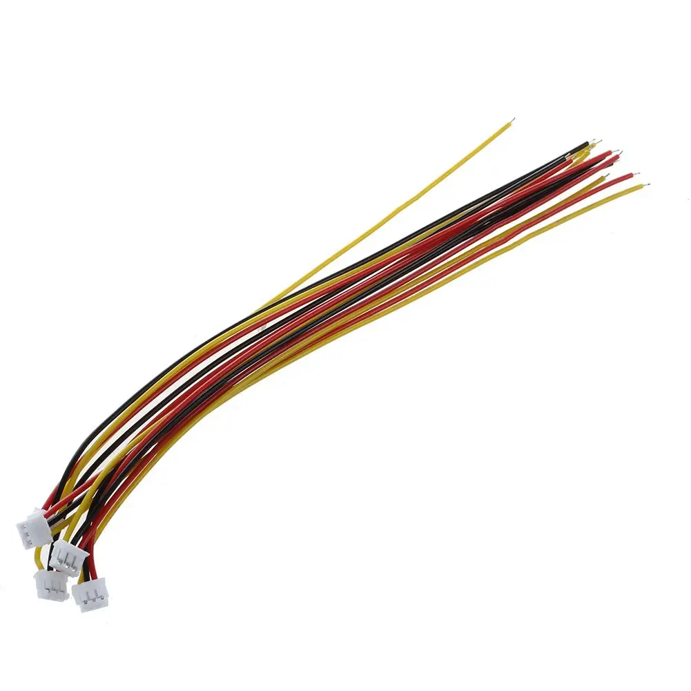 

5 Pcs CCTV Camera PCB Board 3 Pin Single End Connector Power Video Cable