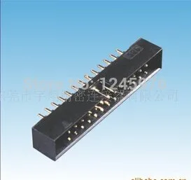 

Free Shipping 50pcs DC3 26 Pin Shrouded Male Header Connector 2.54mm